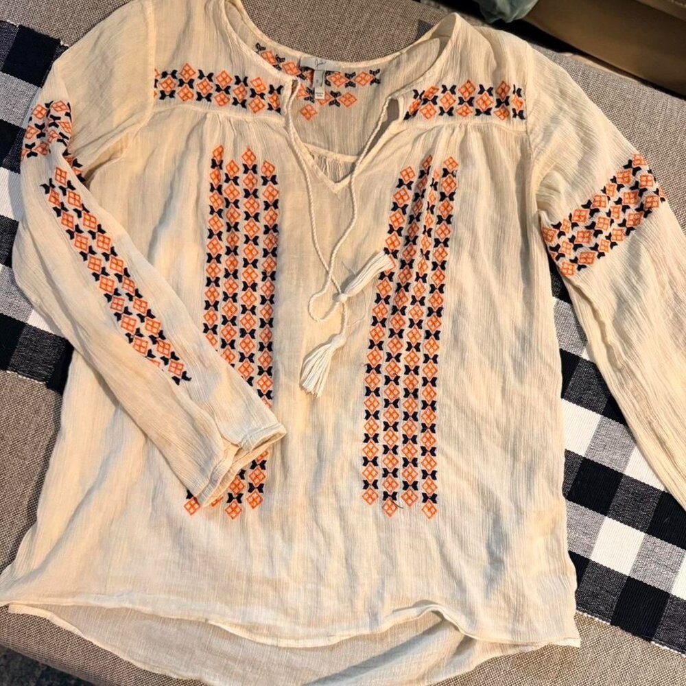 Joie Anthropologie Blouse Size Small FLAW